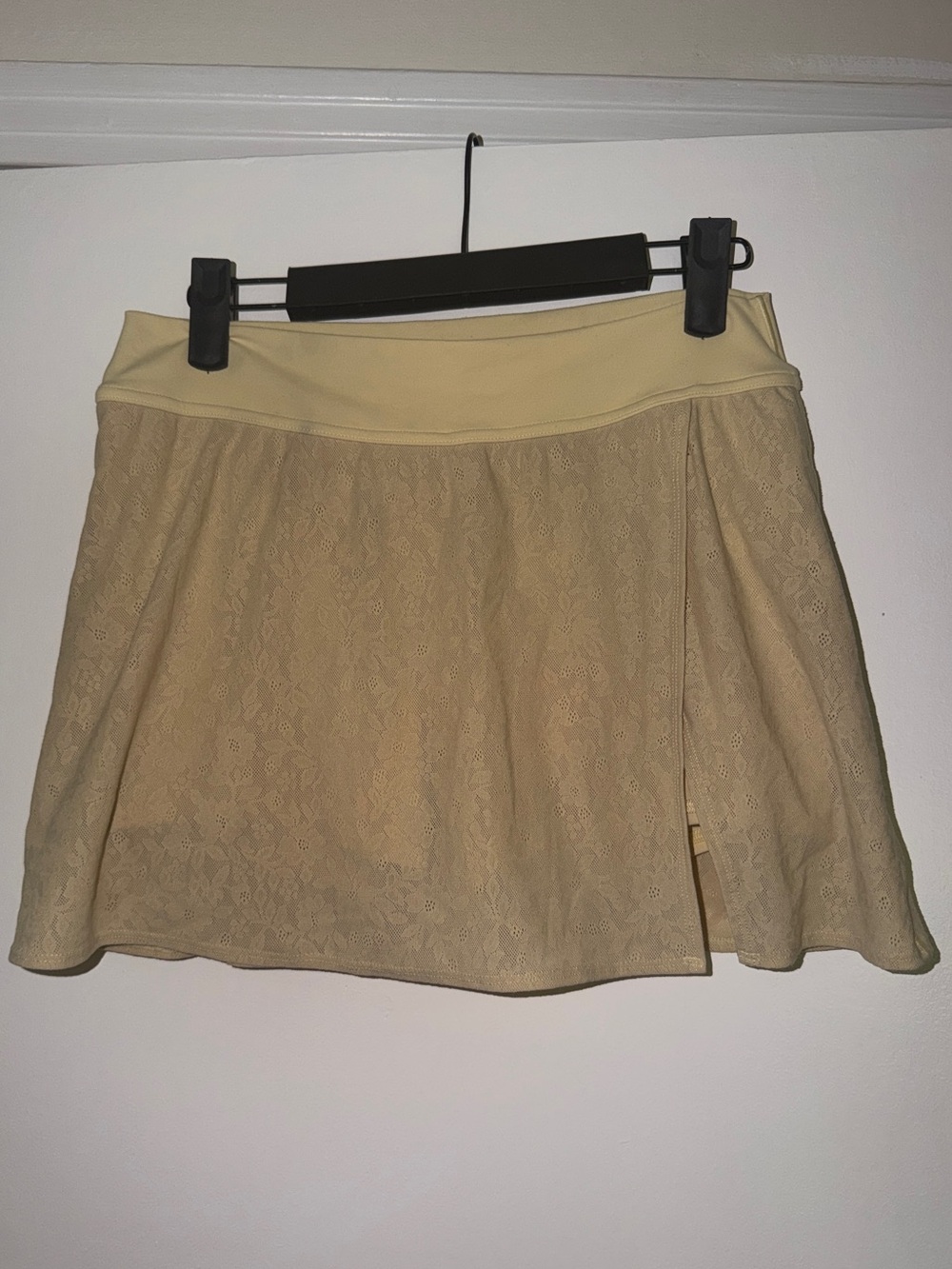 Yellow Lace Skirt